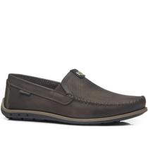 Mocassim Drive Masculino Pegada Couro