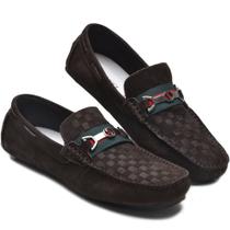 Mocassim Driver Masculino, Feito em Couro Legitimo