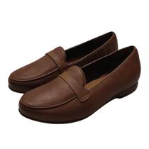 Mocassim Duo Couro de Carneiro Conhaque/Caramelo