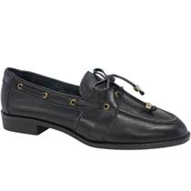Mocassim em Couro com Amarração Rosa JH132