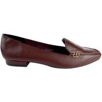 Mocassim em Couro Marsala Feminino - ULLY Mocassim em Couro Marsala Feminino - ULLY