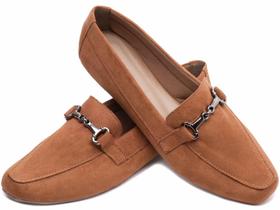 Mocassim Feminino Camurça