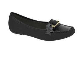 Mocassim Feminino Camurça/Verniz Confortável Moleca 5252222