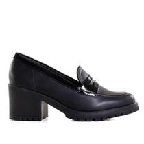 Mocassim Feminino Comfortflex Tratorado Preto Mocassim Feminino Comfortflex Tratorado Preto