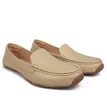 Mocassim Feminino Couro Casual Confortável Estilo Liso