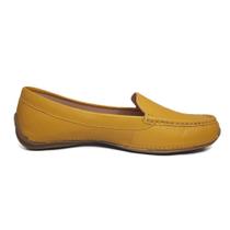 Mocassim Feminino Couro Casual Liso Conforto Dia a Dia Leve