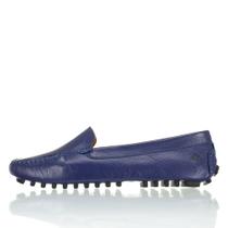 Mocassim Feminino Couro Legítimo Traditional Drive Lecas - 15201 - Navy