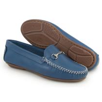 Mocassim Feminino em Couro Legitimo confortável