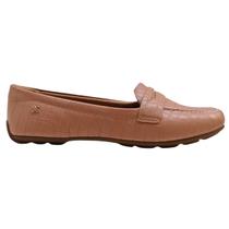 Mocassim Feminino Em Napa Softli Bico Redondo Confortável