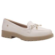 Mocassim Feminino Floater Lux New Off White Softli 10003.10015