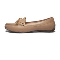 Mocassim Feminino Isis Nude Em Couro Legitimo Liliah Shoes