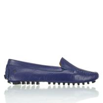 Mocassim Feminino Lecas Elegância e Conforto em Couro Premium Tamanho:40Cor:AzulGênero:Feminino