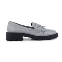 Mocassim Feminino Lia Line Cinza - 2304 Mocassim Feminino Lia Line Cinza - 2304