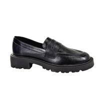 Mocassim Feminino Lia Line Preto - 2304