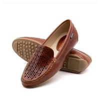 Mocassim Feminino Liv em Couro Aquarela Rust - 3666AR Mocassim Feminino Liv em Couro Aquarela Rust - 3666AR