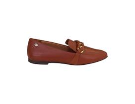 Mocassim Feminino Loafer Couro Marrom 365 Soft Ultraconforto