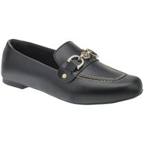Mocassim Feminino Loafer Sapatilha Rasteira Confortável