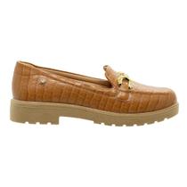 Mocassim Feminino Loafer Softli 10003 Caramelo