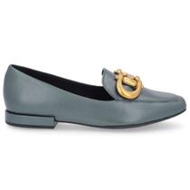 Mocassim Feminino material sintético Eucalipto Usaflex AL1802