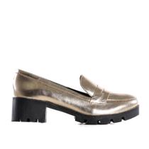 Mocassim Feminino Metalizado Zariff Ouro Light Mocassim Feminino Metalizado Zariff Ouro Light