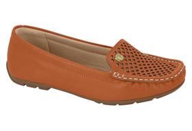 Mocassim Feminino Modare Bico Quadrado Conhaque - 7035.658