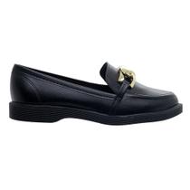 Mocassim Feminino Moleca 5666.110 Preto