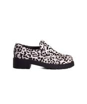 Mocassim Feminino Pixolé Salto Médio Couro Branco/Preto Mocassim Feminino Pixolé Salto Médio Couro Branco/Preto