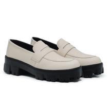 Mocassim Feminino Salto Tratorado Básico Blogueira JG Mocassim Feminino Salto Tratorado Básico Blogueira JG