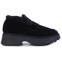 Mocassim Feminino Sttern Camurca Preto - 136.07
