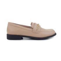 Mocassim Feminino Sua Cia Bege Fendi - 83471