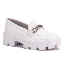 Mocassim Feminino Tratorado Fivela Casual Moderno Mocassim Feminino Tratorado Fivela Casual Moderno
