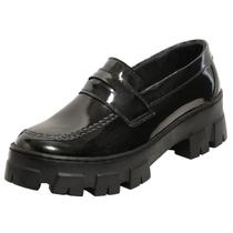 Mocassim Feminino Tratorado Plataforma Casual Moderna