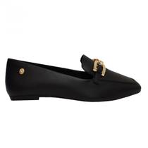 Mocassim Feminino Via Uno Casual Preto 518054