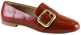 Mocassim Feminino Via Uno Rasteiro Social Fivela 285222 Mocassim Feminino Via Uno Rasteiro Social Fivela 285222