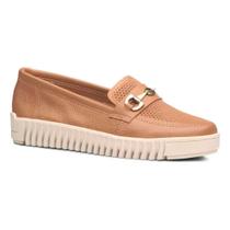 Mocassim Feminino Yoga Slip On em Couro Pegada 210513