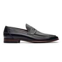 Mocassim Gravata Comfort Solado em Couro 15139