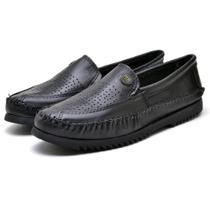 Mocassim Iate Dockside Masculino Couro Solado Borracha Palmilha EVA