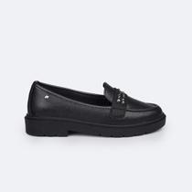 Mocassim Infantil Feminino Pampili Preto - 4800 Mocassim Infantil Feminino Pampili Preto - 4800