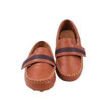 Mocassim Infantil Masculino Ortopézinho Ilhós Caramelo