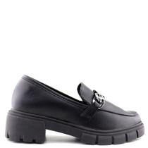 Mocassim Layla Preto Corrente Onix