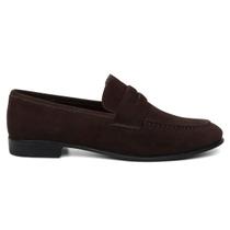 Mocassim Loafer Centuria Couro Nobuck Cafe Mocassim Loafer Centuria Couro Nobuck Cafe