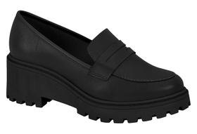 Mocassim Loafer Feminino Beira Rio Tratorado Alto Tendencia