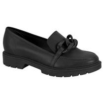 Mocassim Loafer Feminino Tratorado Napa Preto Beira Rio 4283.105