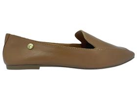 Mocassim Loafer Giulia Domna Em Couro Salto Mini