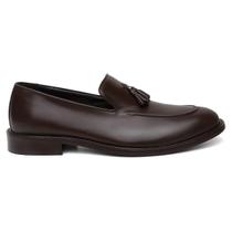 Mocassim Loafer Social Centuria Bambolim Couro Cafe