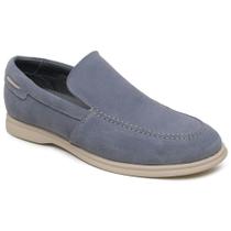 Mocassim Loafer Zurich Couro Macio Conforto Casual Urbano Cor:JeansTamanho:43 Mocassim Loafer Zurich Couro Macio Conforto Casual Urbano Cor:JeansTamanho:43