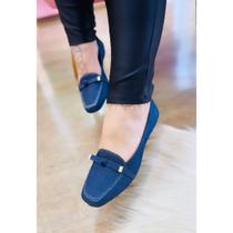 Mocassim luxo laço nó linha clássica