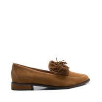 Mocassim Maithe Camurça Caramelo