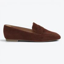 Mocassim Mariotta Camurça Feminino 2048013-01 Cor:Marrom escuroTamanho:35