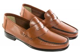 Mocassim Masculino Casual Couro Napa - Cód 2048 Havana